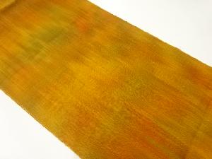 手織り紬刷毛目模様織出し名古屋帯